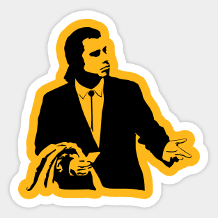 Confused Travolta Pulp Fiction Sticker